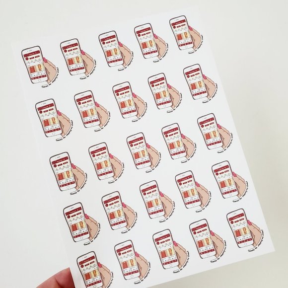 LB014 Poshmark App Thank You Sticker [Price Firm] - Picture 3 of 8